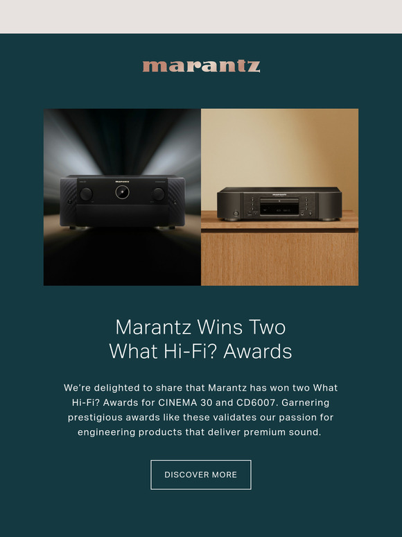 Marantz Wins Two What Hi-Fi? Awards