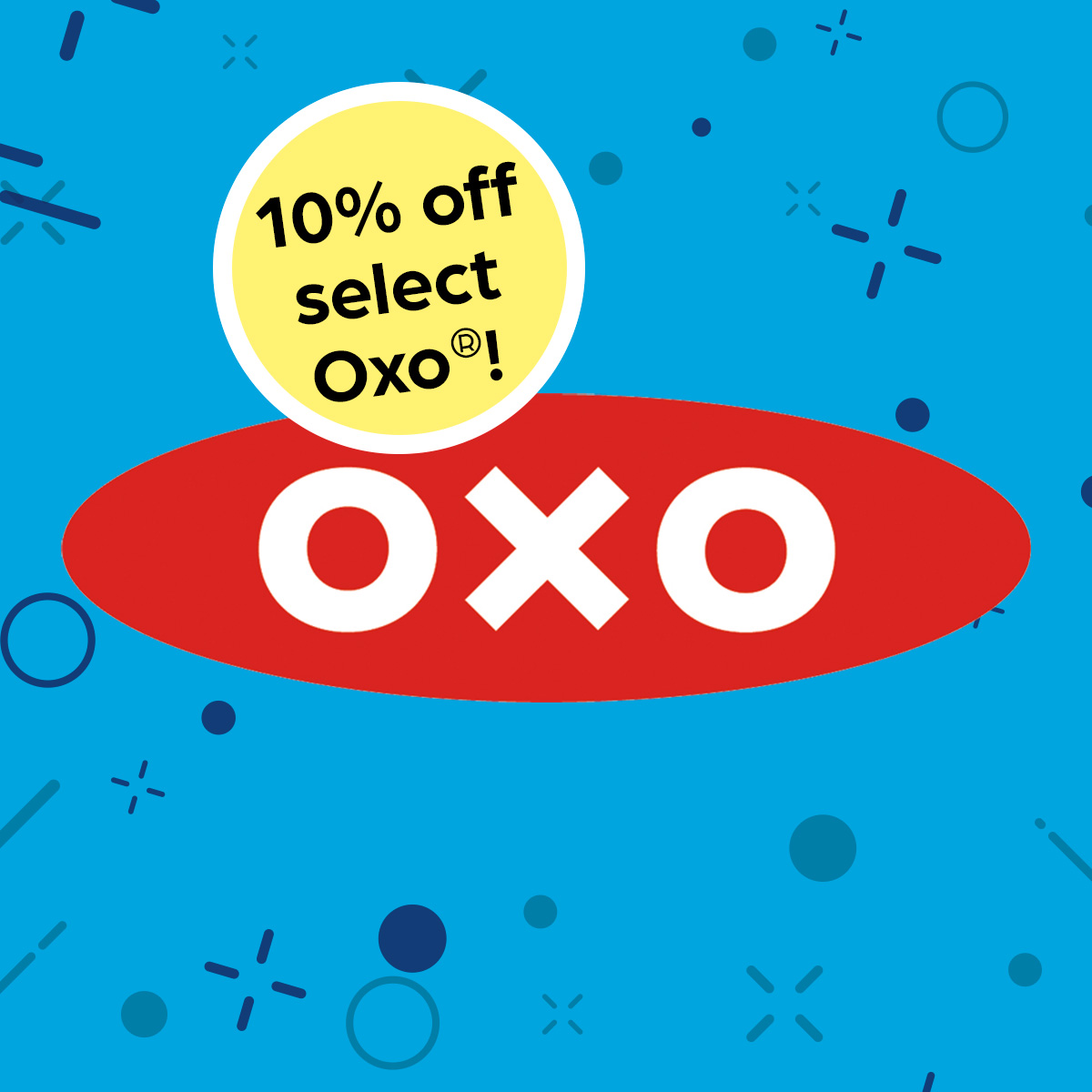 Take 10% select OXO products