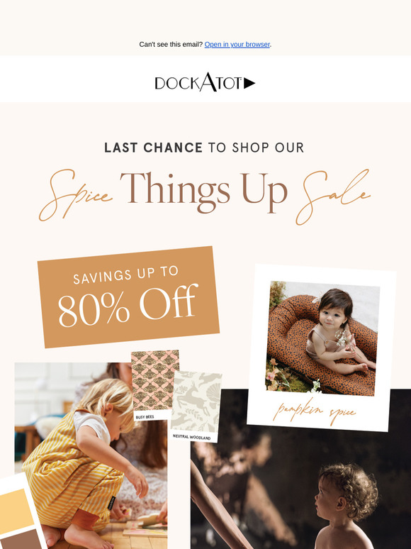 Last Call for our Spice Things Up Sale 🍂