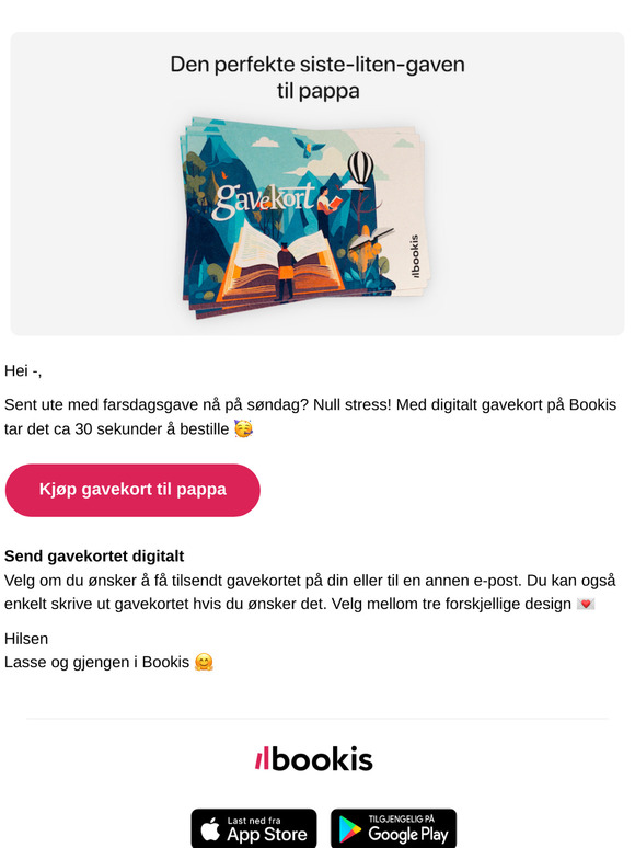 Siste-liten-gave til farsdag 💌