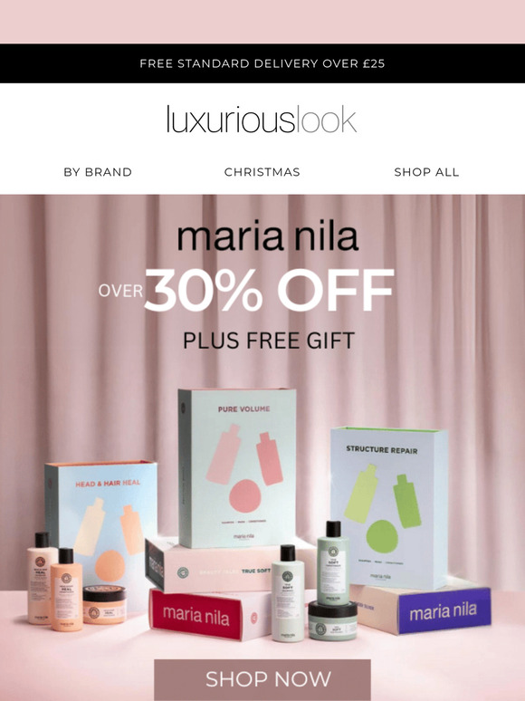 Save over 30% on Maria Nila Beauty Boxes 🎁