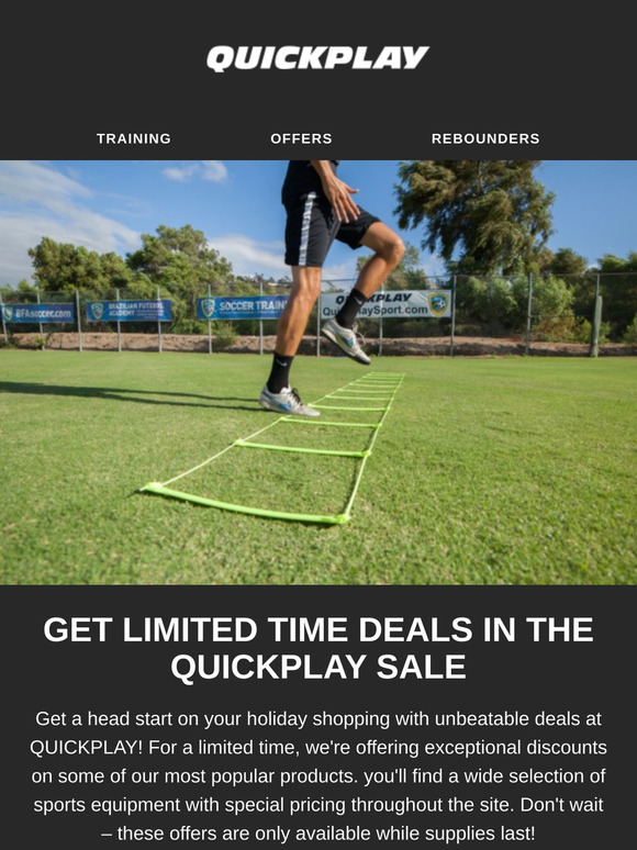 Beat the Rush! Incredible Savings Start Now at QUICKPLAY