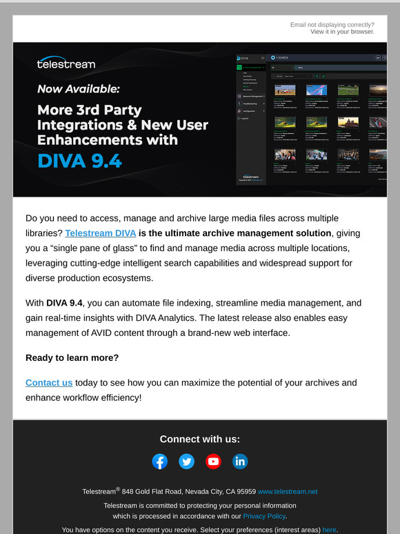 Introducing Telestream DIVA 9.4—The Ultimate Archive Management Solution