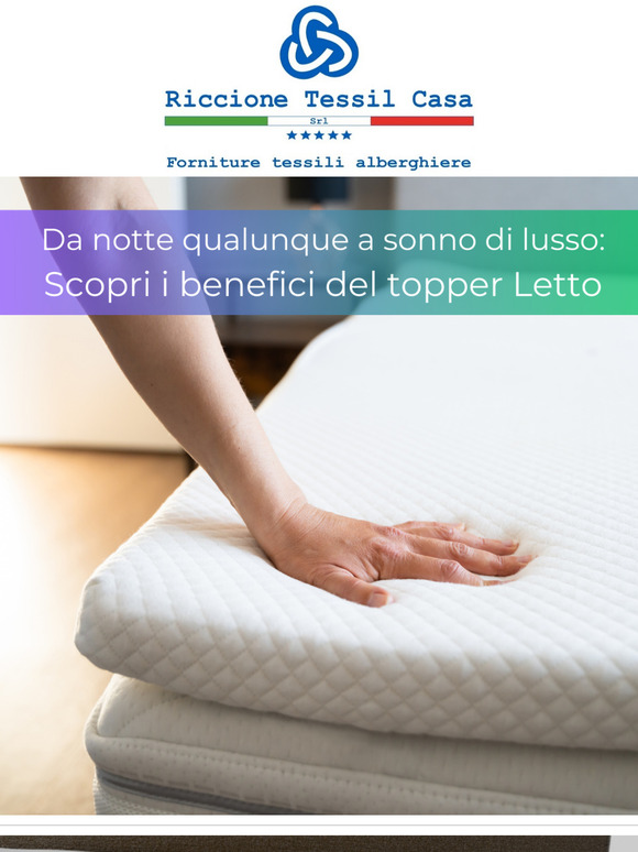 🌙Da Notte Qualunque a Sonno di Lusso: Scopri i Benefici del Topper Letto🛌