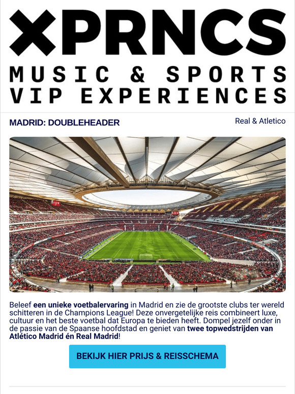 Twee Champions League wedstrijden in Madrid