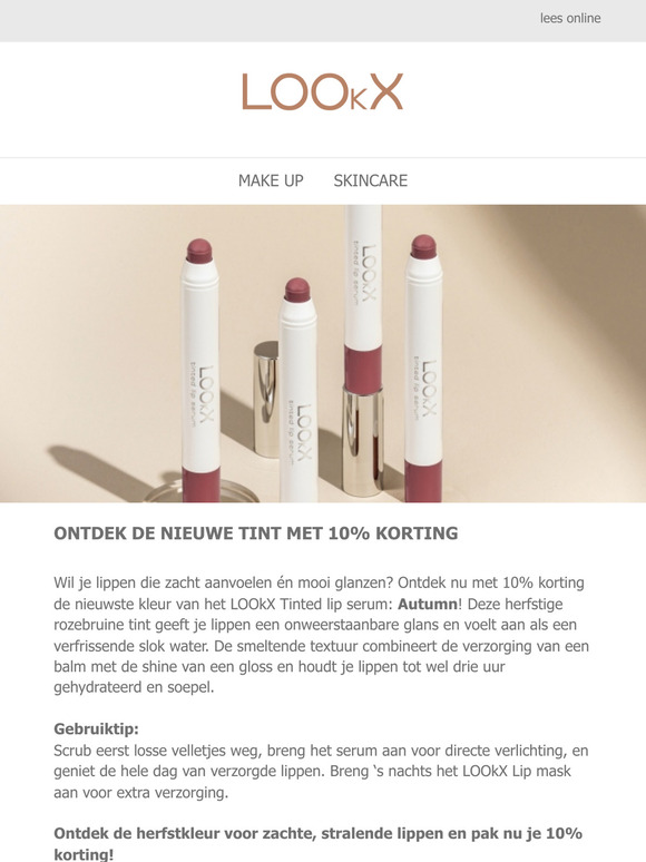 NIEUW Tinted lip serum Autumn 🍁