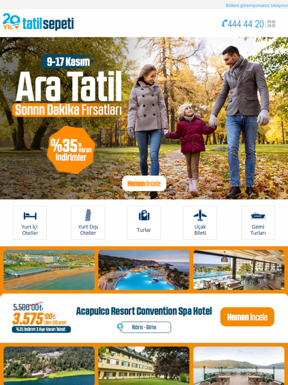 Sonnn Dakika Fırsatlarıyla Ara Tatilde %35'e Varan İndirimleri Sakın Kaçırma!