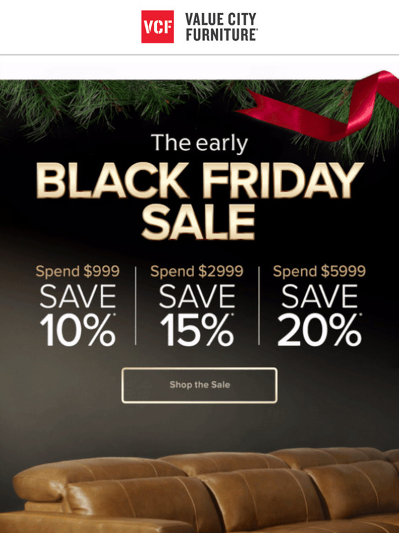 Value city furniture black friday discount