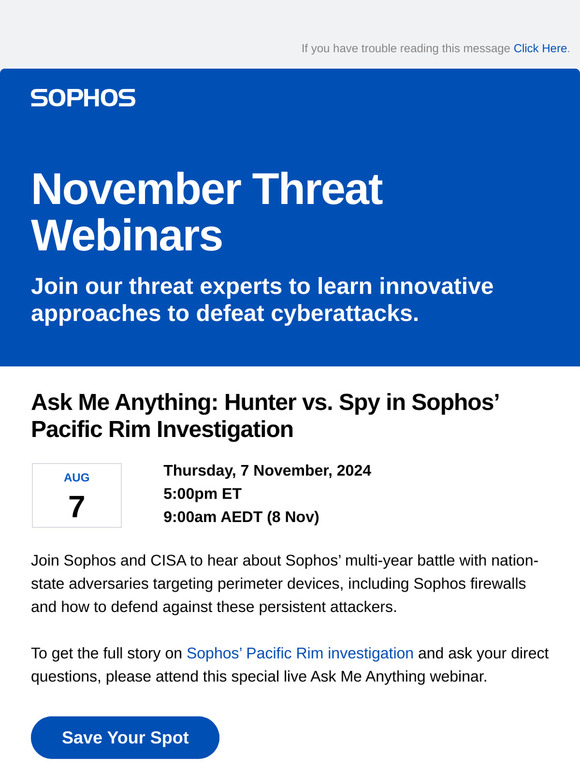Real-life Hunter vs. Spy + Newest Features to Prevent Targeted Attacks