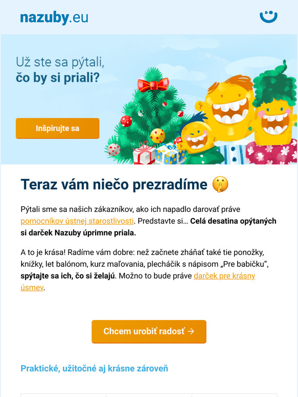 [Praktické a užitočné] 🎁🤩 Darčeky, ktoré majú hlavu aj pätu! Máme dôkaz →