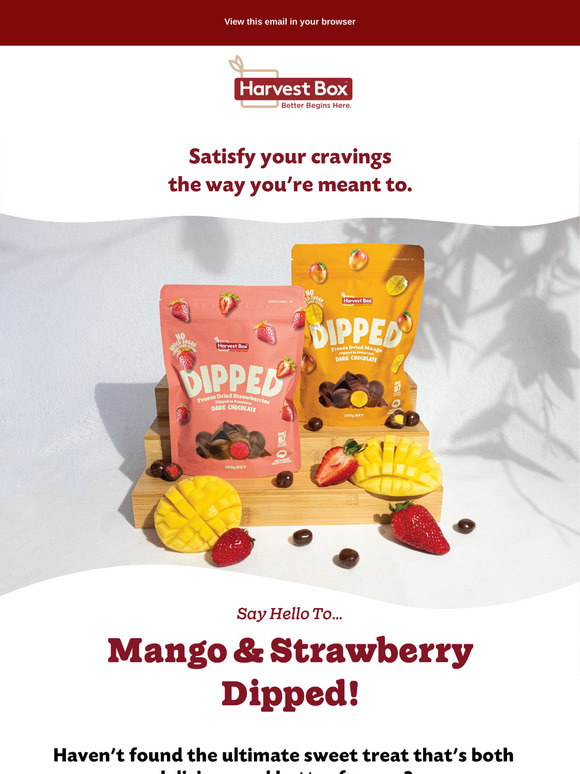 IRRESISTIBLE and HEALTHY? Say hello to Strawberry and Mango Dipped...