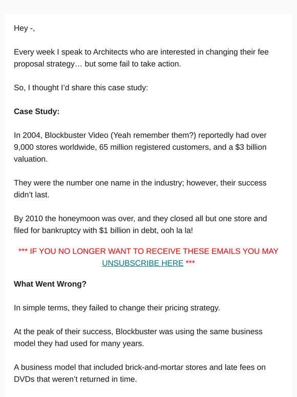 Changing Your fee strategy isn’t a luxury, it’s survival!