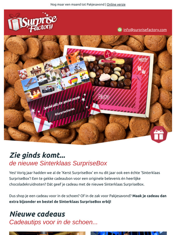 Nieuw: de Sint SurpriseBox! 🎁