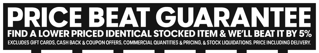 We won’t be beaten on price with our Price Beat Guarantee~