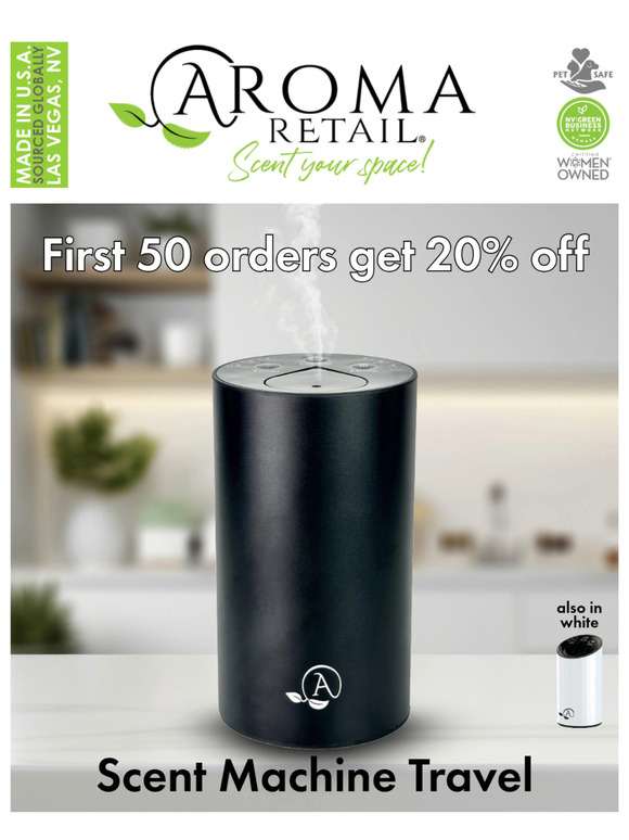 Quick Strike Deal ⚡ Scent Machine Travel Is 20% Off