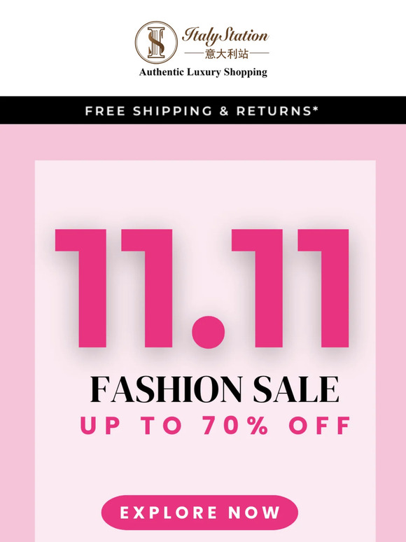 Save the Date: 11.11 Fashion Sale is Almost Here! 🛍️