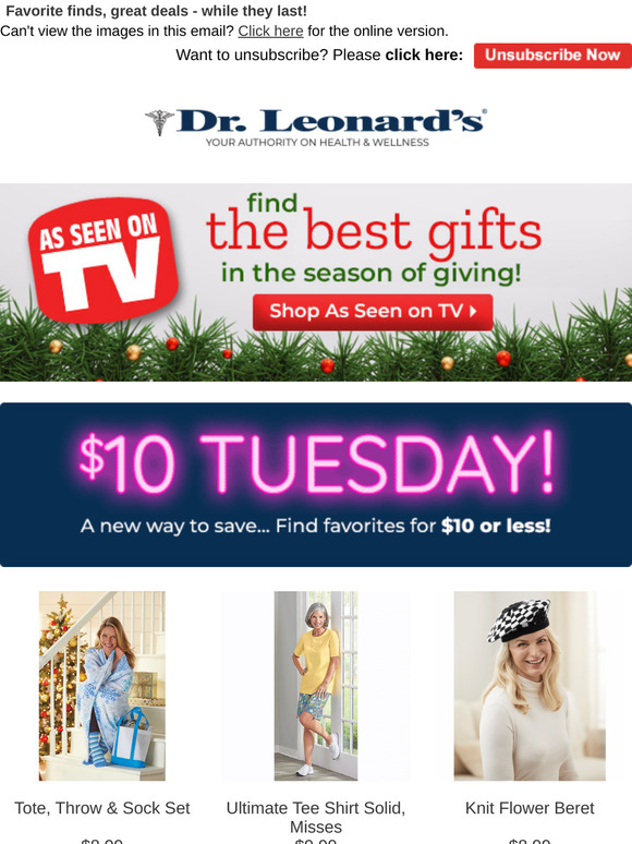 Don’t Miss Out on $10 Tuesday!