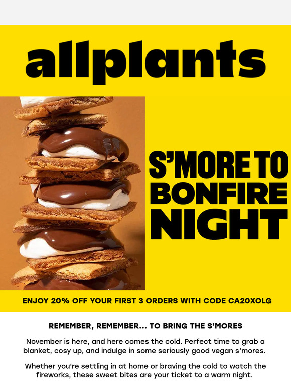 Vegan s'mores? Yes please