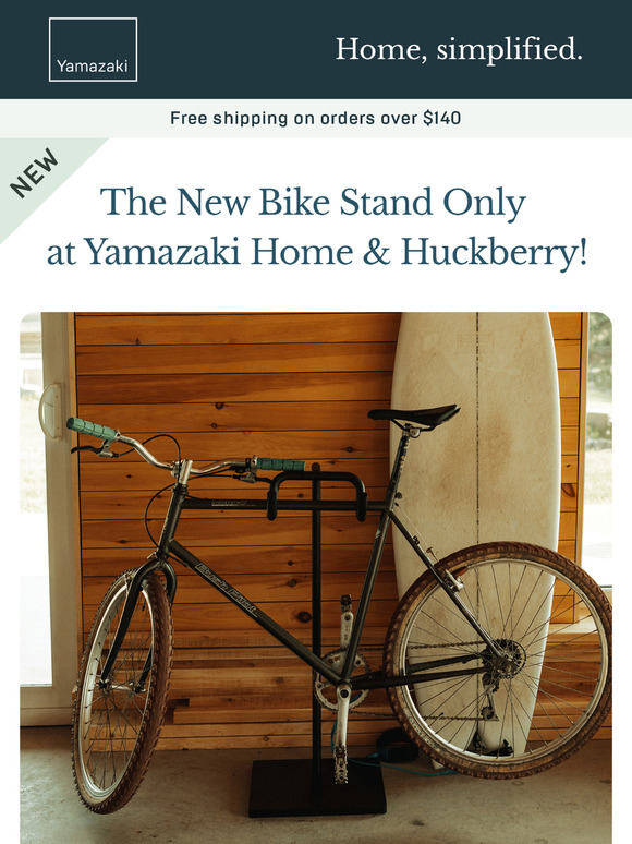 Shop the Exclusive Yamazaki Home x Huckberry Bike Stand