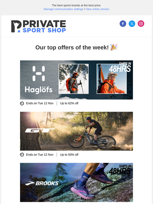 🏆 Top offers of the week!