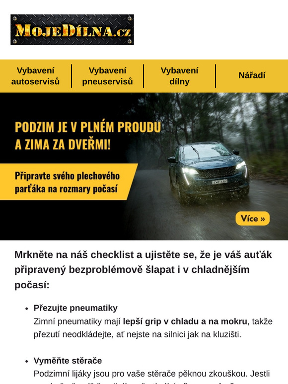 Tipy a produkty pro snadné přezouvání pneumatik ❄️