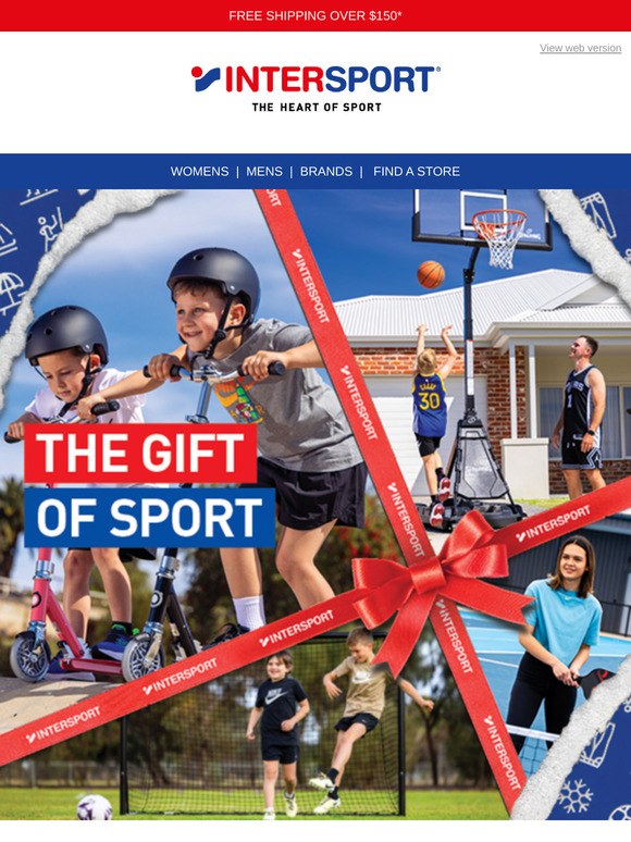 Give the Gift of Sport at INTERSPORT