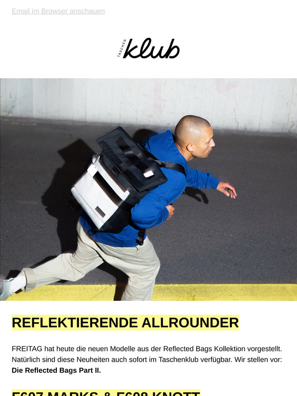 Neue reflektierende Allrounder von FREITAG 💥