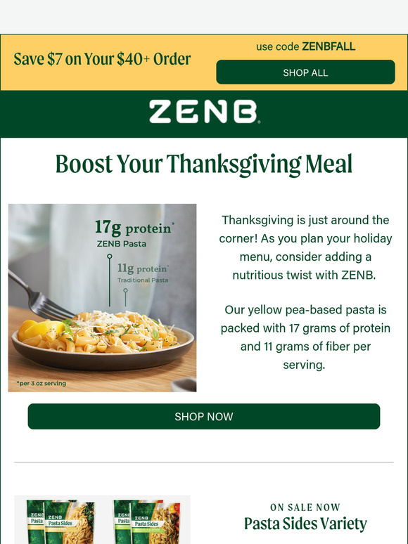 Add Protein, Fiber, & Flavor to Your Thanksgiving