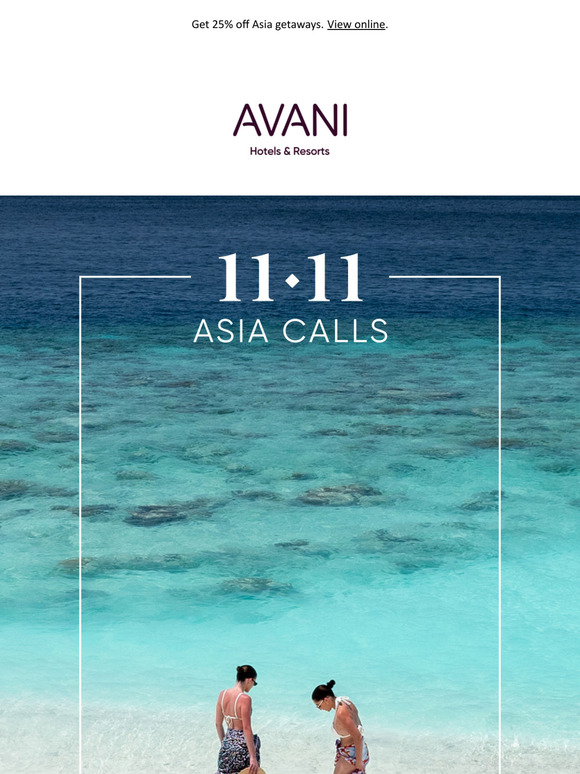 11.11 ⚡️ Asia calls with epic savings