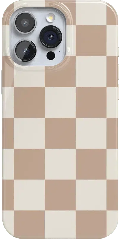 Image of Fit Check | Neutral Checkerboard Case