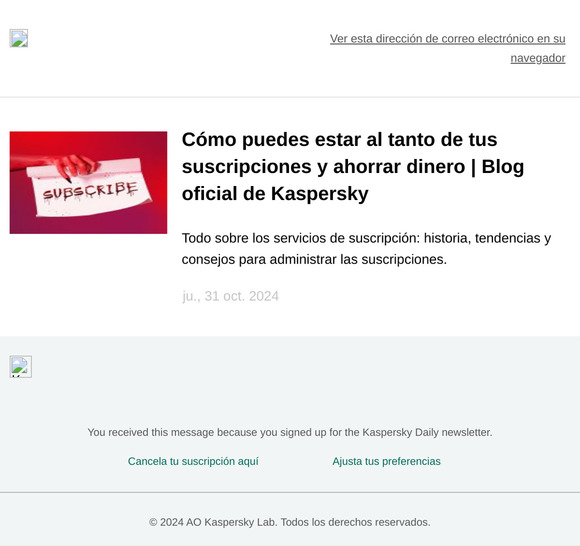 Blog oficial de Kaspersky