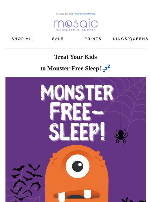 Treat your kids to monster-free sleep! 💤