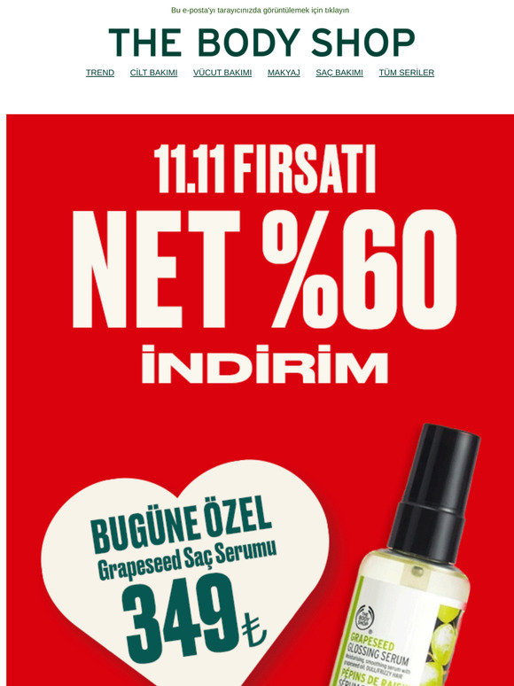 📣 Bugüne Özel Grapeseed Saç Serumu 349₺! 📣