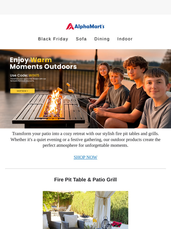 Stay Toasty! Fire Pit Tables to Brighten Your Patio🔥