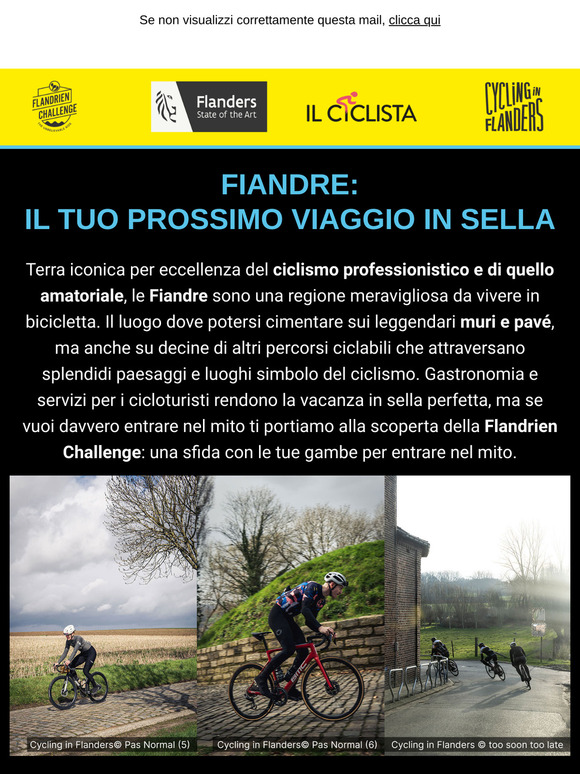 FIANDRE: il tuo prossimo viaggio in sella