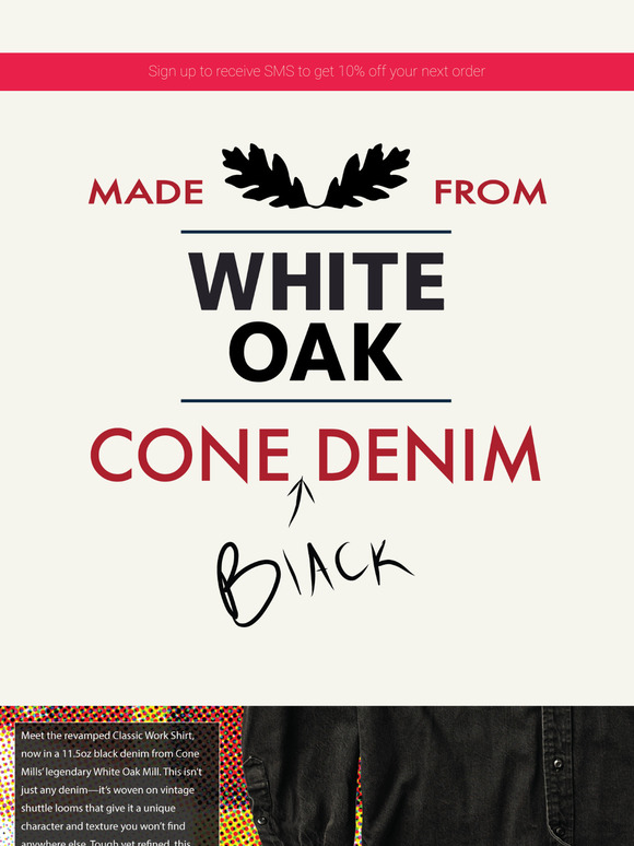 Pre- Order Your White Oak Black Denim Walsh Before They Get Here!