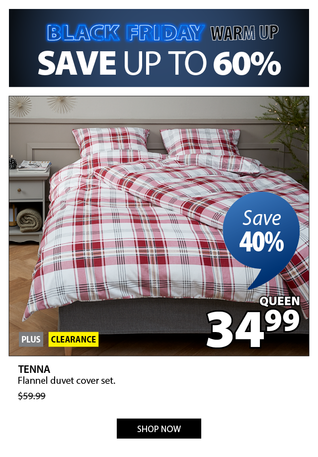 TENNA Flannel duvet cover set | Save 40%