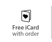 Free iCard with every order