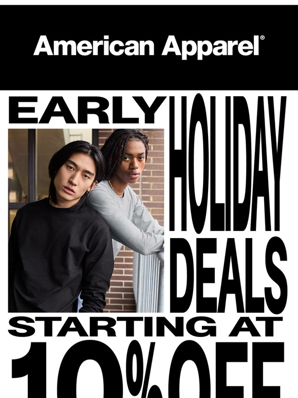 Psst....It's Early Holiday Deals!