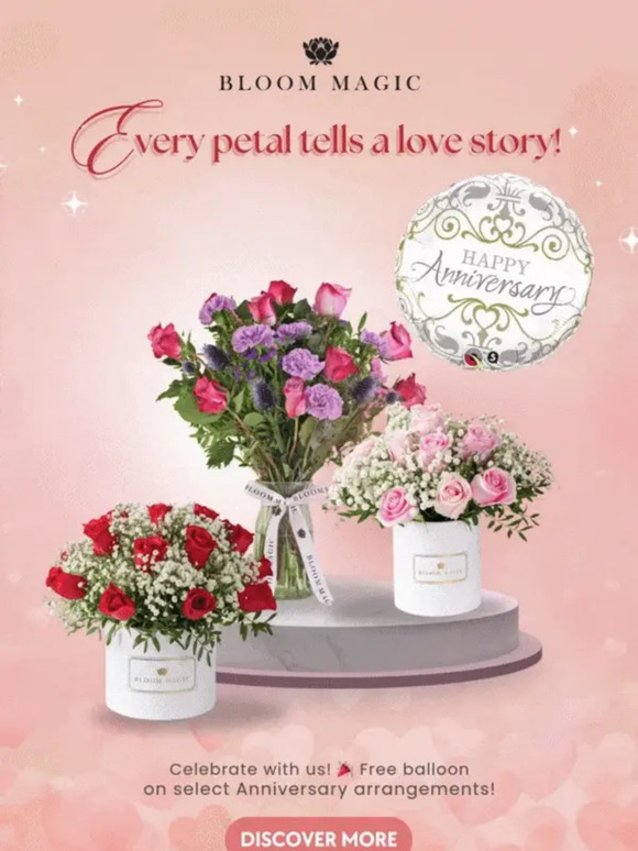Celebrate Love with Anniversary Blooms!  🌹💕