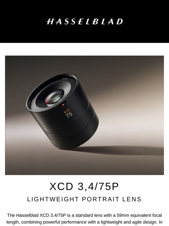 XCD 3,4/75P & X EXTENSION TUBE (9MM)