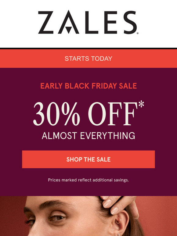 Zales Today! 30 Off* (Almost) Everything You Love 💖 Milled