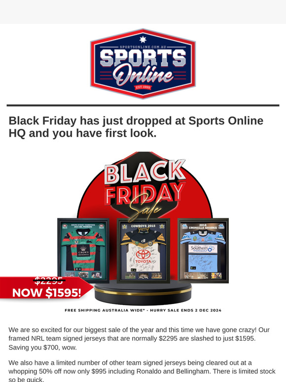 🚨 Black Friday Drop 🚨