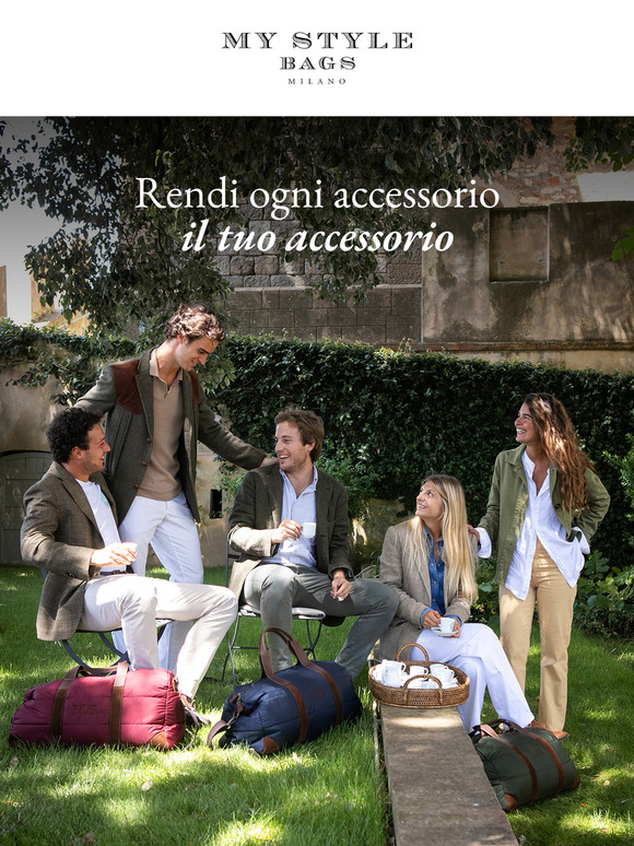 Rendi unico ogni accessorio con la personalizzazione.