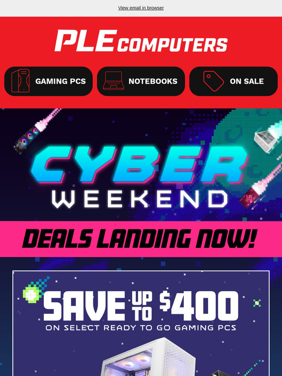 Early CYBER WEEKEND Deals have dropped! 🚀