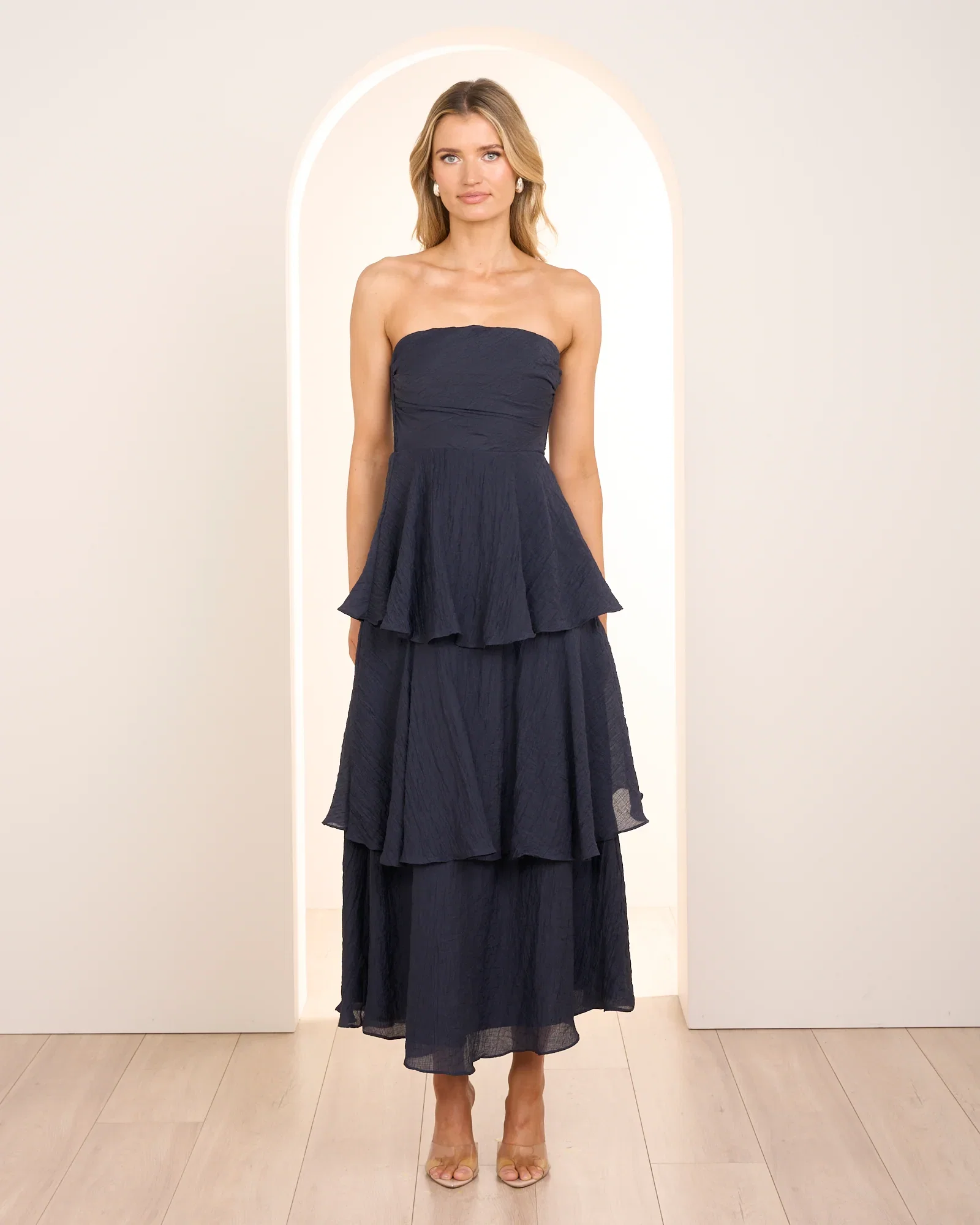 Image of Yuki Ruffle Maxi Dress