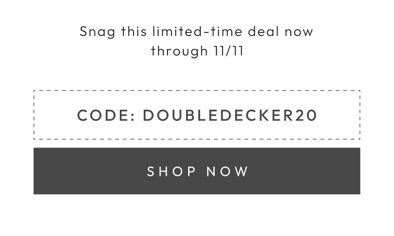 code DOUBLEDECKER20