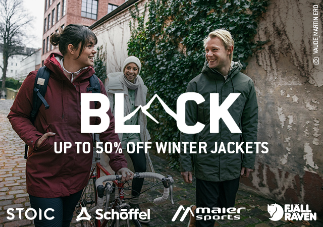 Up to 50% off winter jackets