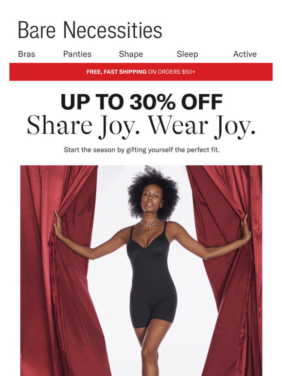 Bare Necessities Email Newsletters: Shop Sales, Discounts, and Coupon Codes