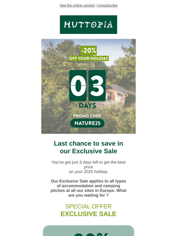 Time’s running out... Your offer expires in 3 days ⏰
